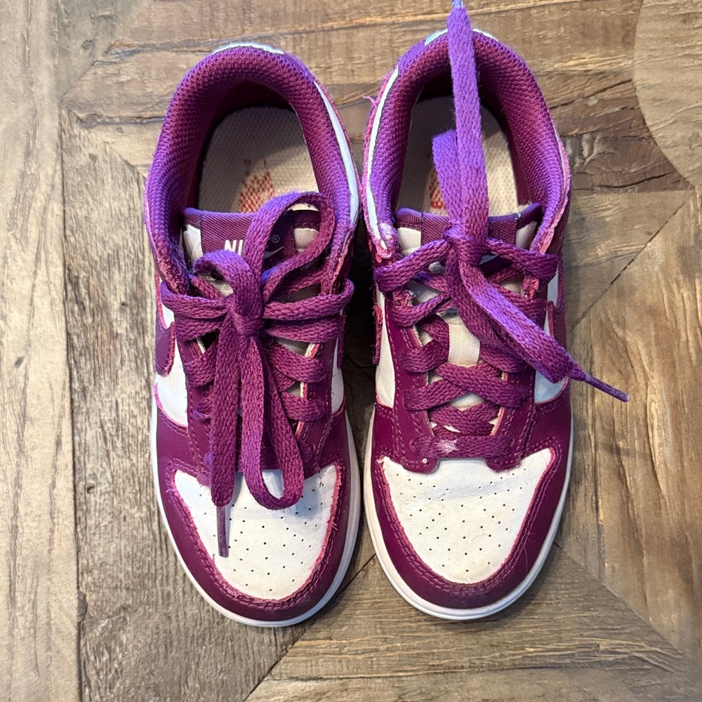 Nike Kids Sneakers - Purple and Cream - Picture 4 of 4